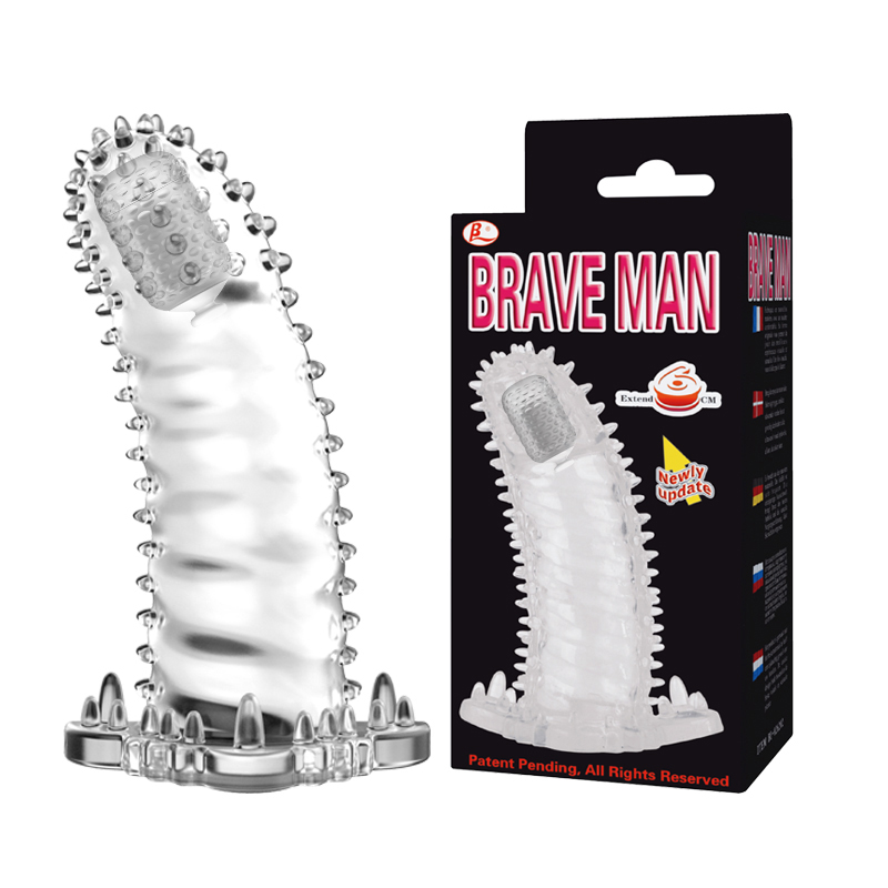 Bao cao su đôn dên gai rung đầu Brave Man