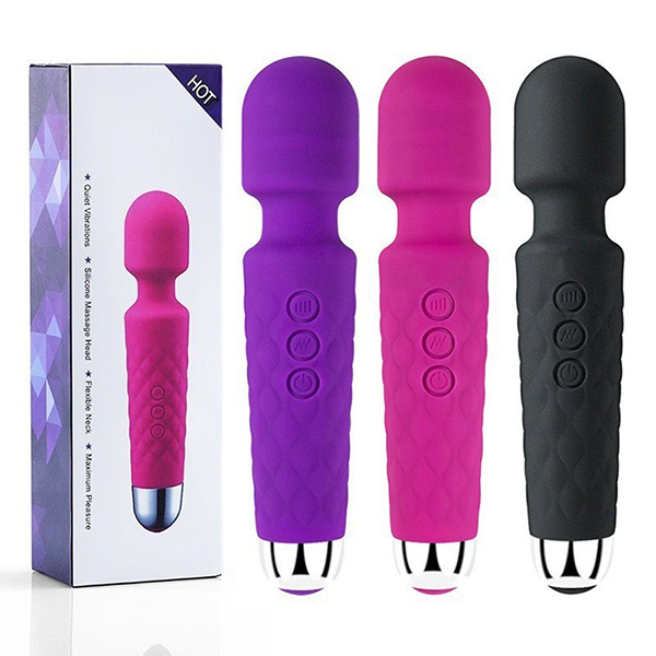 Chày rung massage Clitoris 20 chế độ rung 3 cấp độ giật