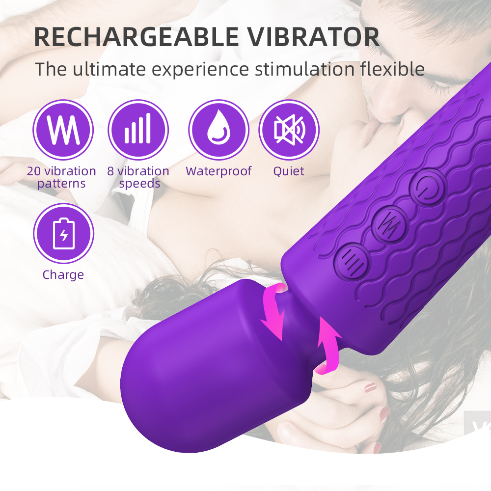 Chày rung massage mini Migyy, sạc pin - Ảnh 5