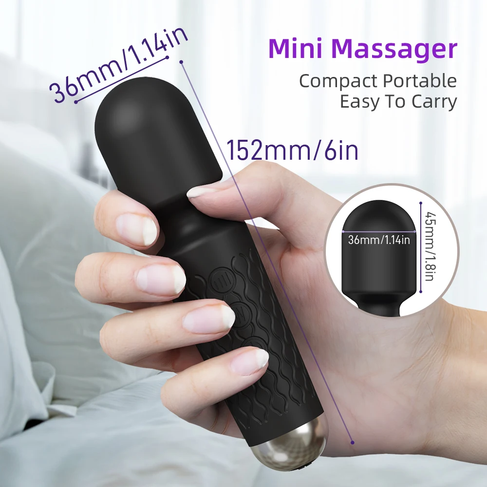 Chày rung massage mini Migyy, sạc pin - Ảnh 8