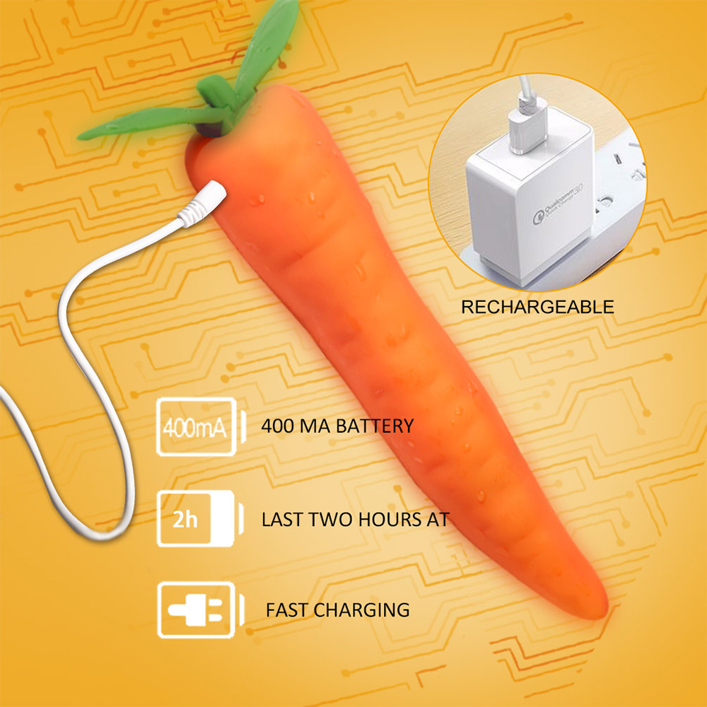 Dương vật giả nguỵ trang cà rốt Wistone Carrot 10 chế độ rung - Ảnh 3