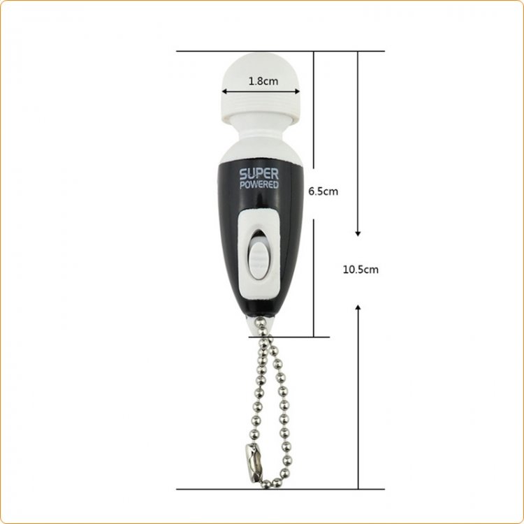 Móc khoá rung mini Super Powered - Ảnh 5