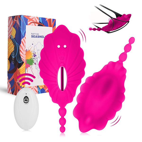Trứng rung gắn quần lót Raffish Seashell điều khiển từ xa