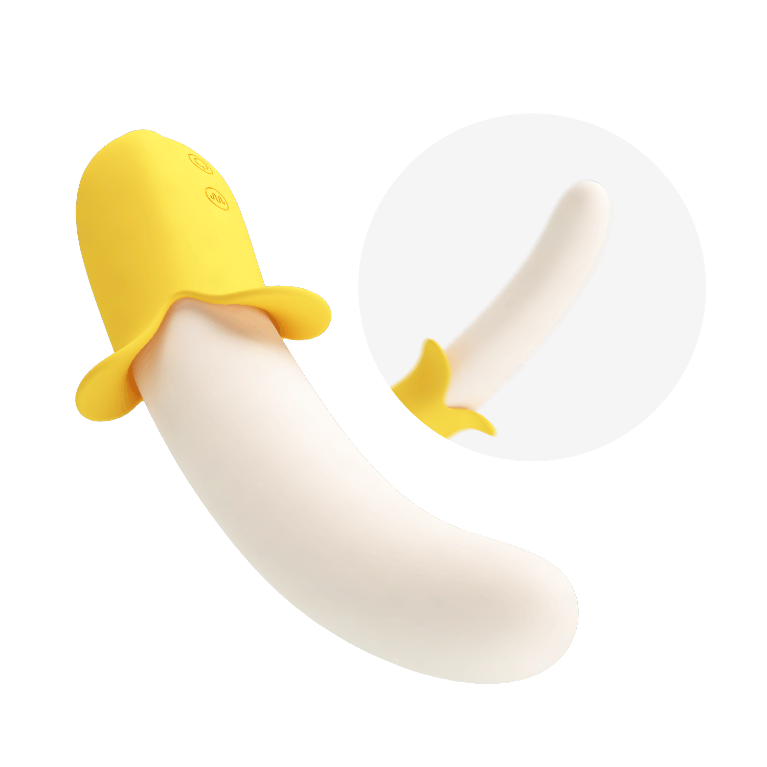 Dương vật giả chuối rung thụt Pretty Love Banana Geek