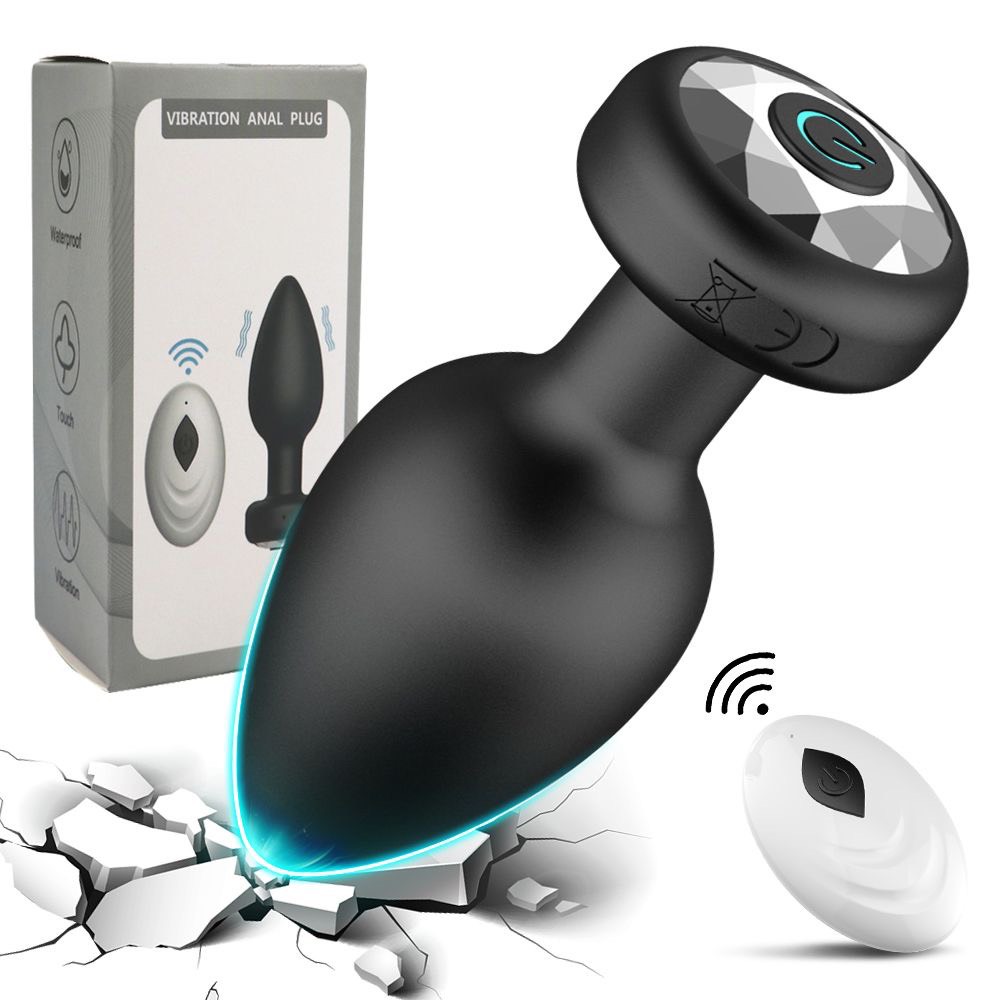 Butt Plug rung điều khiển từ xa Panda 10 chế độ