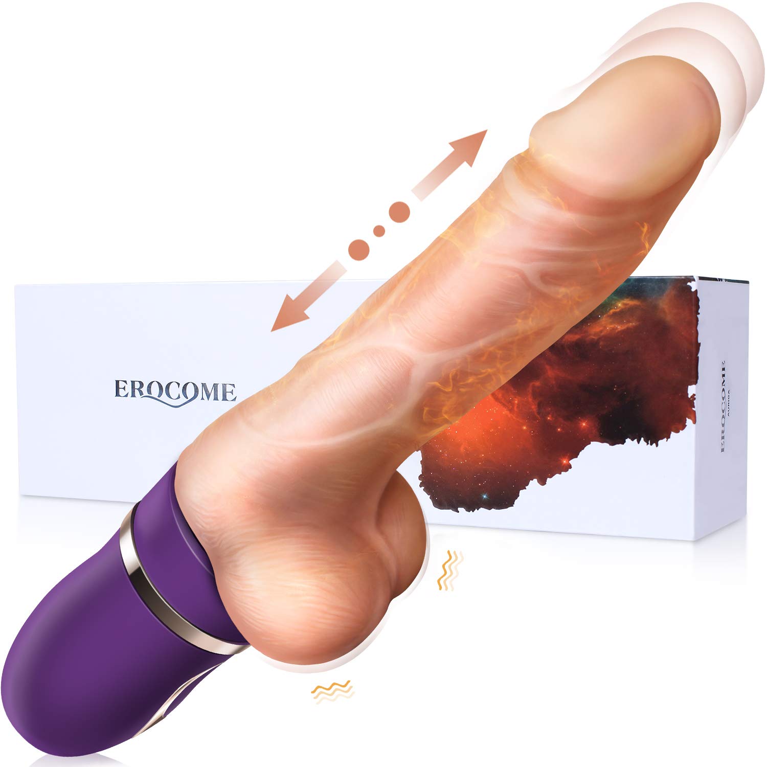 Dương vật giả rung thụt toả nhiệt siêu kích thích Erocome Auriga