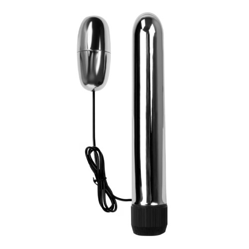 Que rung kết hợp trứng rung inox Multiple Vibrator - Ảnh 3