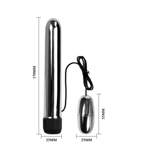 Que rung kết hợp trứng rung inox Multiple Vibrator - Ảnh 5