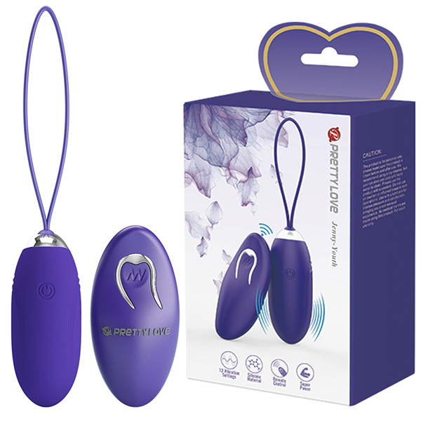 Trứng rung điều khiển từ xa Pretty Love Jenny Youth 12 chế độ
