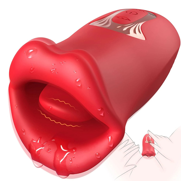 Máy bú liếm điểm g âm vật 2 trong 1 Tongue-Licked